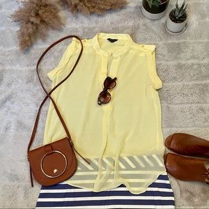 Sheer Yellow Summer Shirt